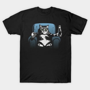 Cool Cat Boss Graphic Tee | Feline Humor Casual Top | Pet Lover Statement Wear T-Shirt